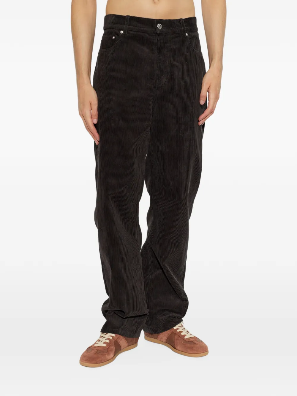 A.P.C. corduroy cotton jeans Zwart