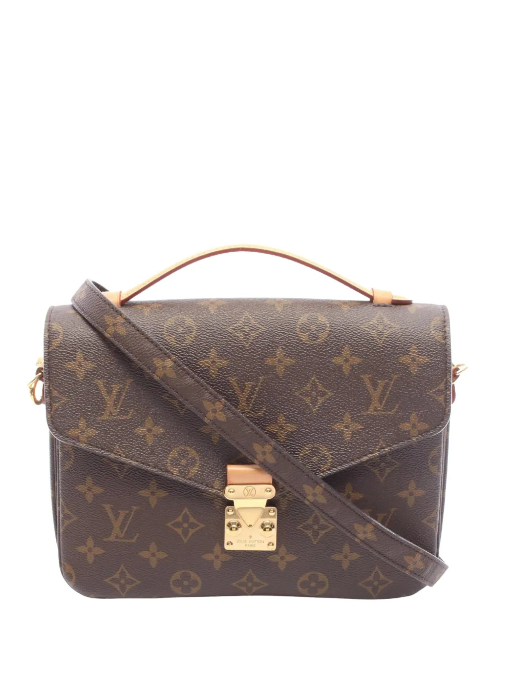 Louis Vuitton Pre-Owned 2021-2026 Monogram Pochette Metis satchel - Brown