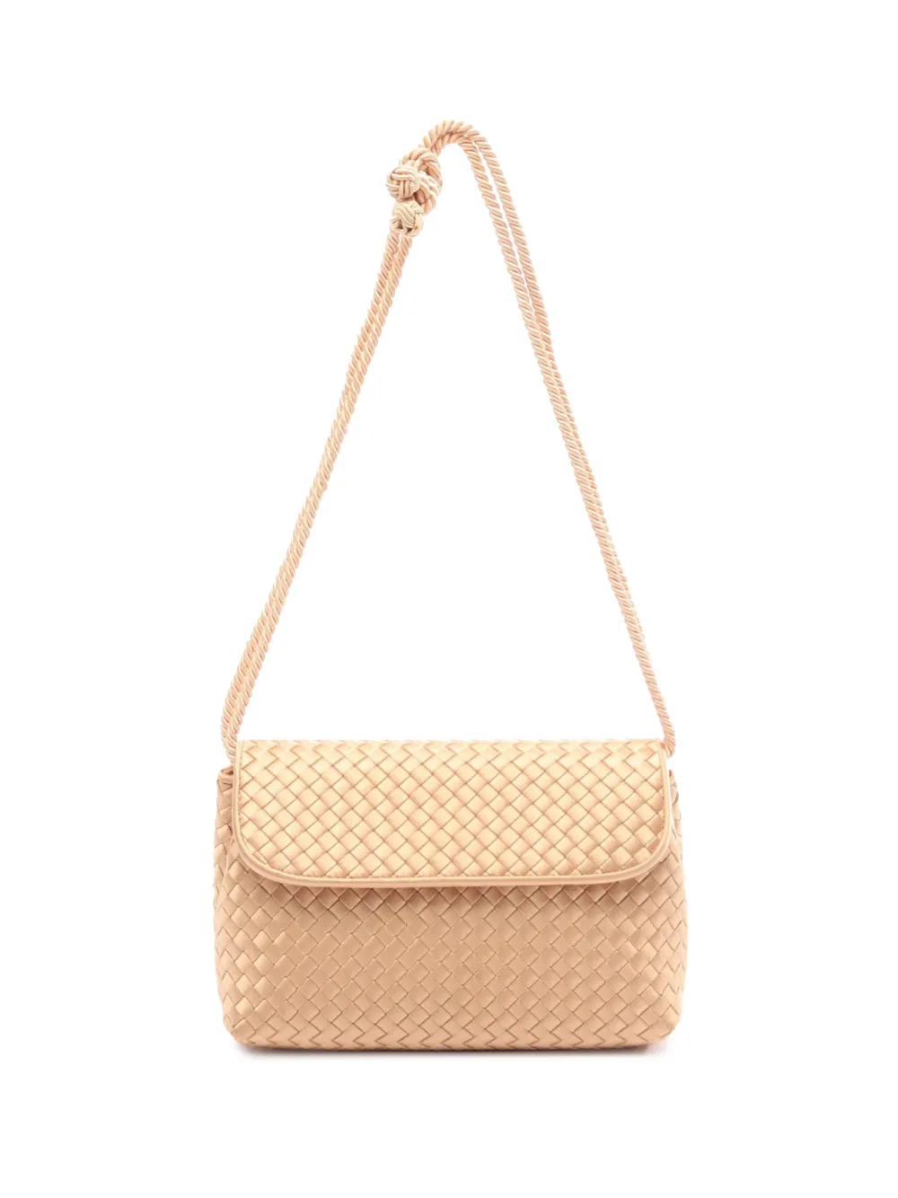 Bottega Veneta Pre-Owned 2012-2026 Satin Intrecciato shoulder bag - Gold