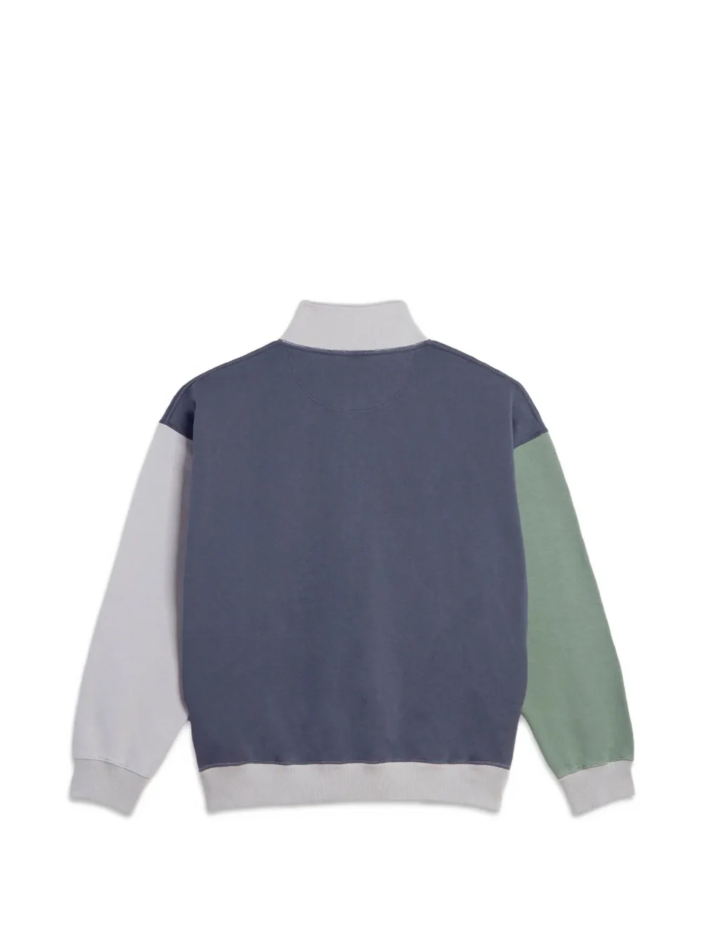 POLAR SKATE CO Frankie graphic-print half-zip sweatshirt - Blu