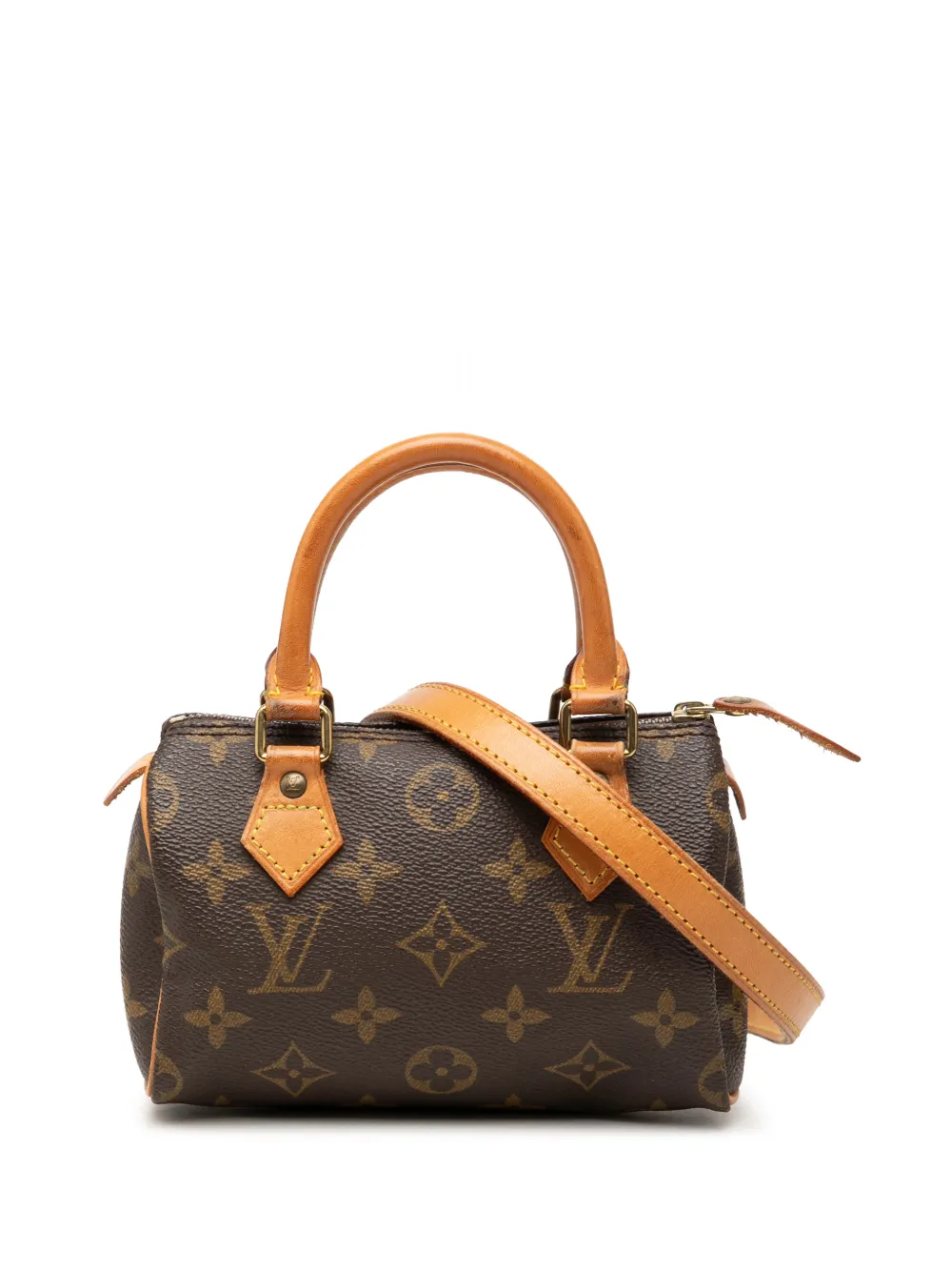 Louis Vuitton Pre-Owned 1993 Monogram Nano Speedy Bandouliere satchel - Marrone