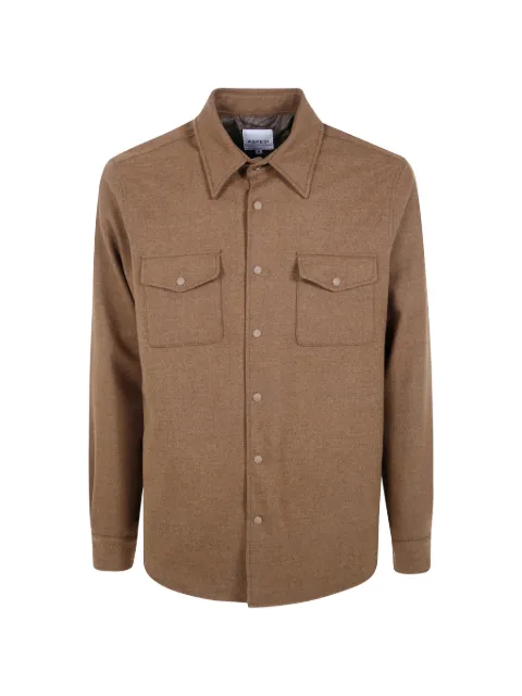 ASPESI flap-pocket wool shirt
