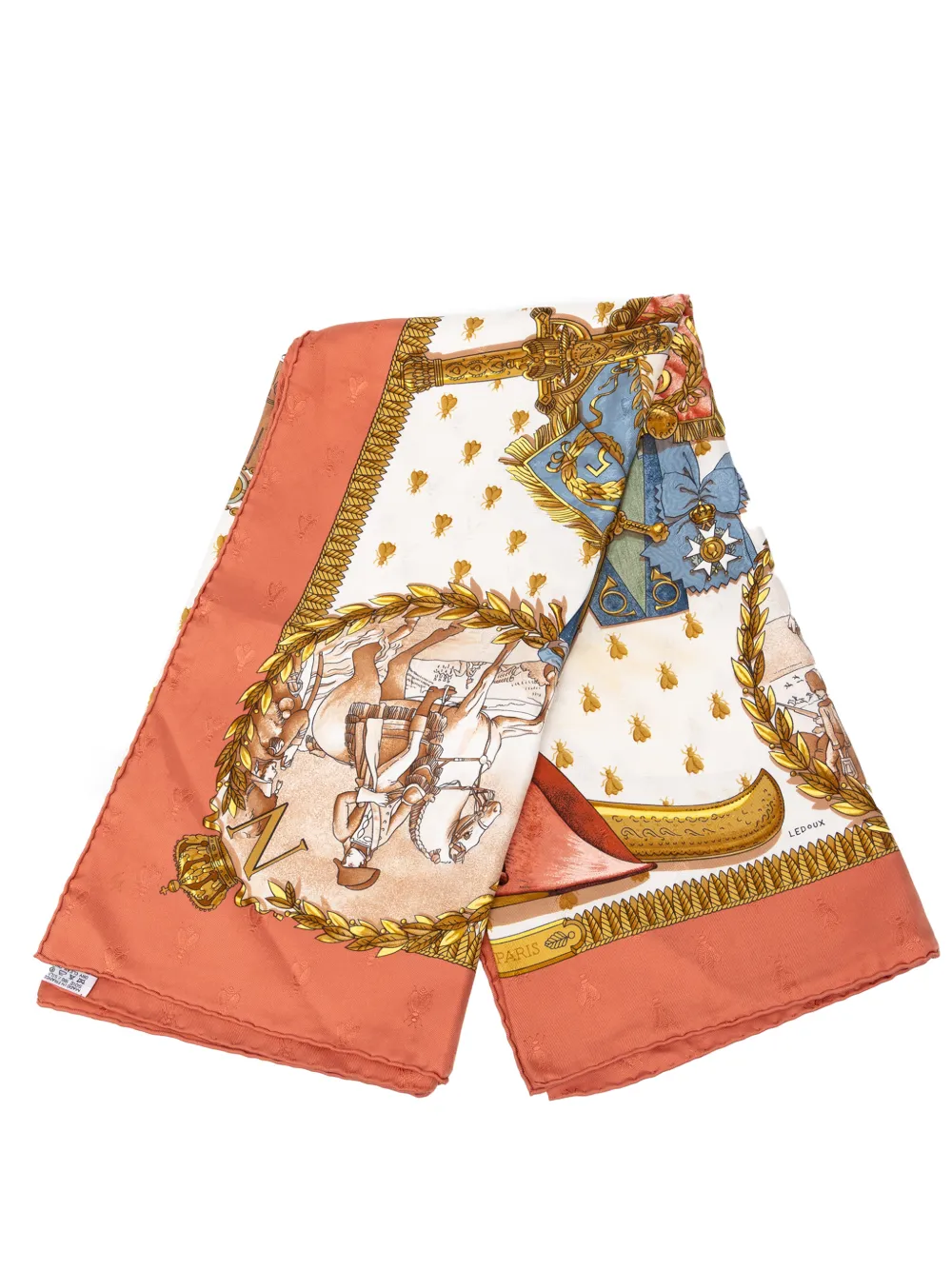 Hermès Pre-Owned 20th Century Napoleon Silk Scarf 90 scarves - Orange