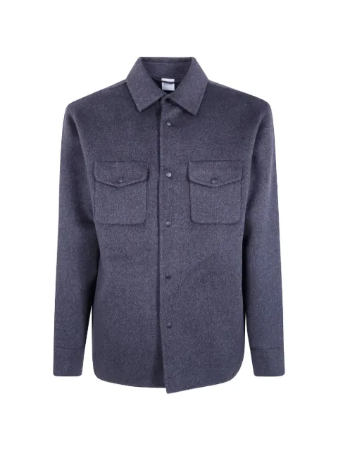 ASPESI button-flap wool shirt