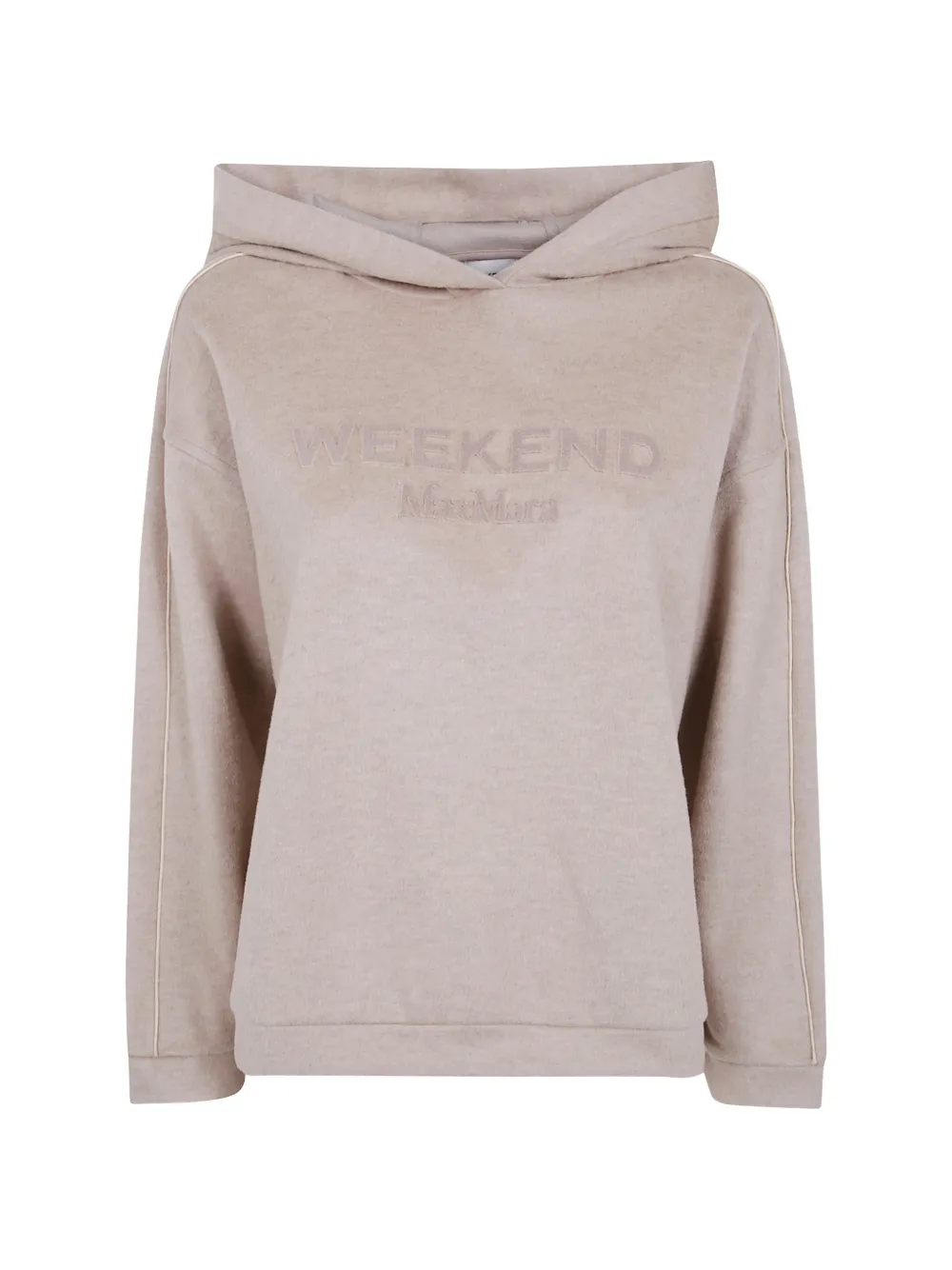 Weekend Max Mara Jersey sweater met capuchon Beige