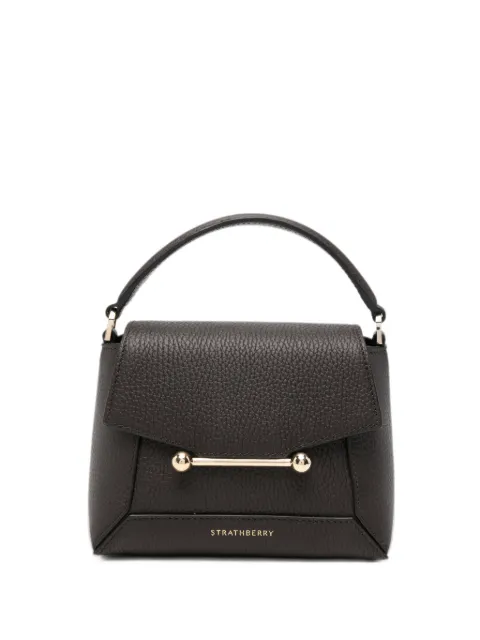 Strathberry nano Mosaic tote i læder