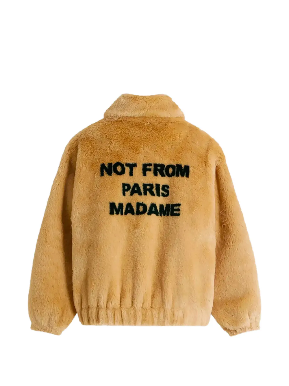 Drôle De Monsieur Not From Paris Madame jack van imitatiebont Beige