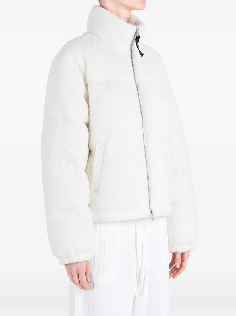 Canada Goose Fallon puffer fleece jacket Wit