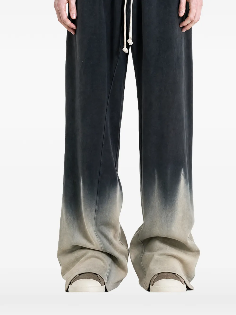 RRR123 Dark Country Faster Flight gradient-effect track pants - Nero