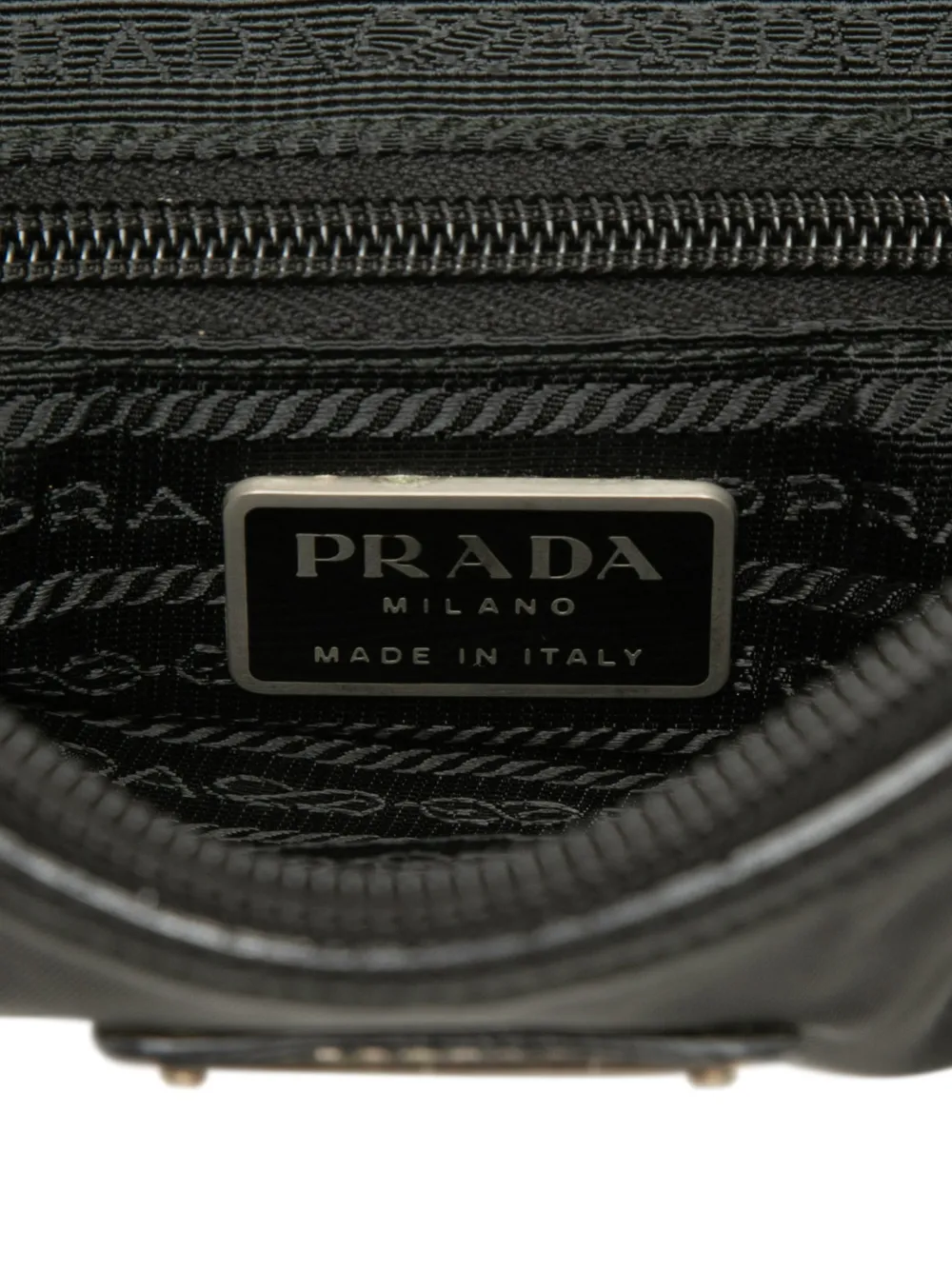 Prada Pre-Owned 2013-2026 テスート ジップトップ ショルダーバッグ