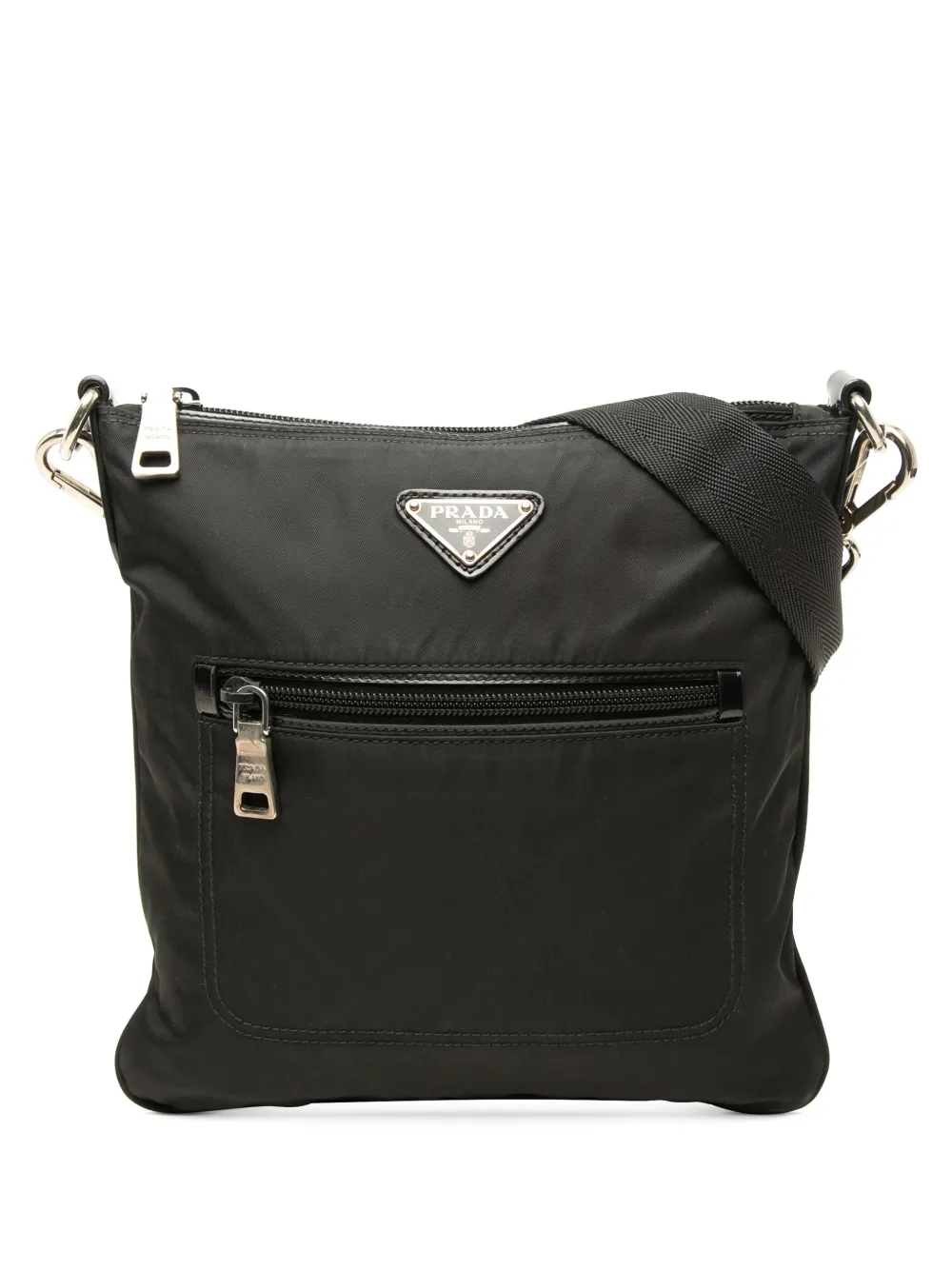 Prada Pre-Owned 2013-2026 Tessuto Zip Top crossbody bag - Schwarz