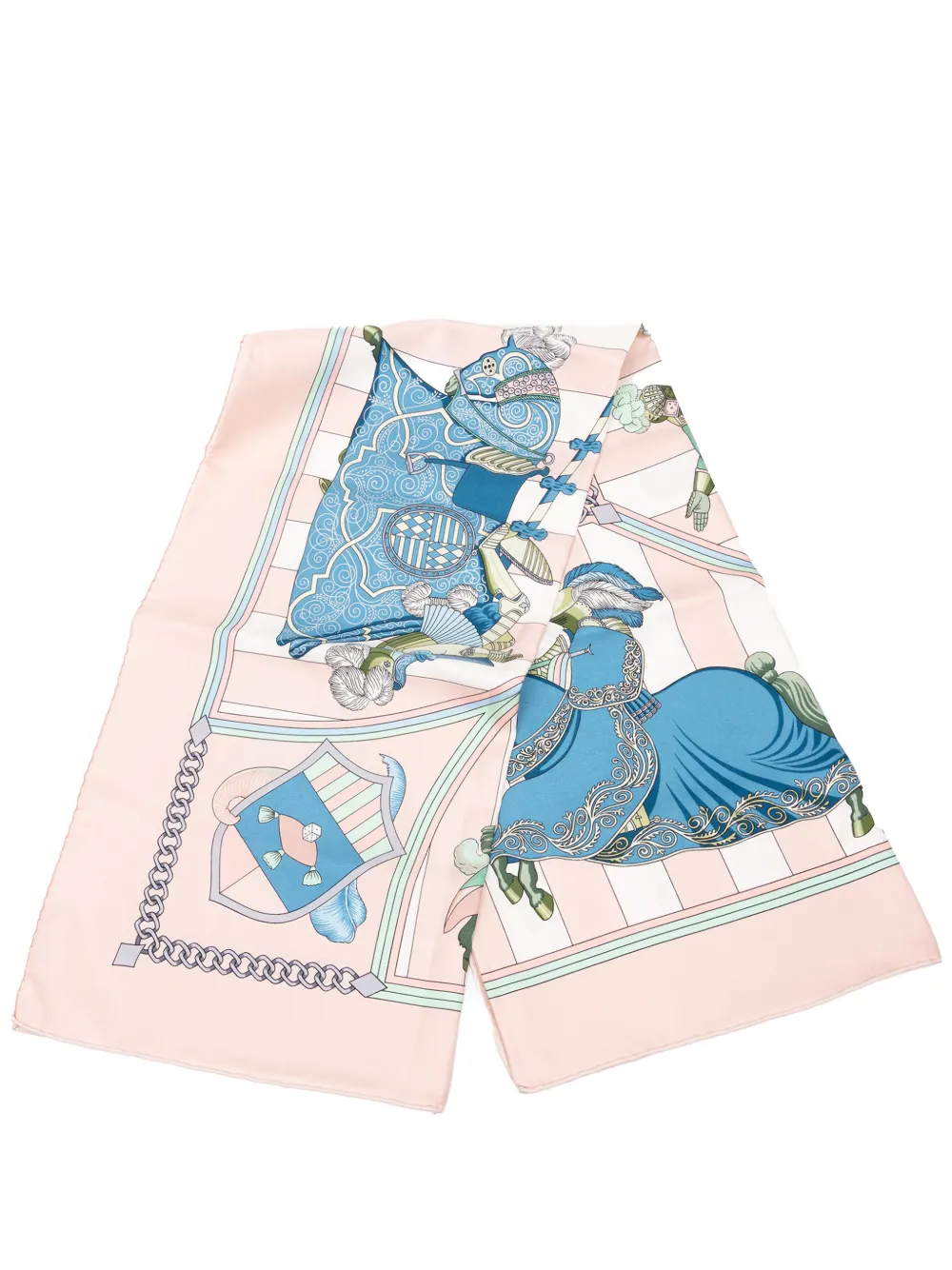 Hermès Pre-Owned 2000-2026 Chocs En Plumes Silk Scarf 90 scarves - Rosa