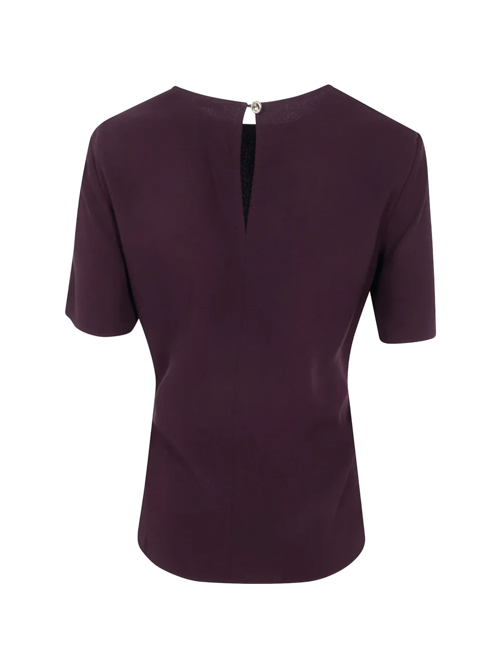JOSEPH Atheris belted short-sleeve blouse Paars