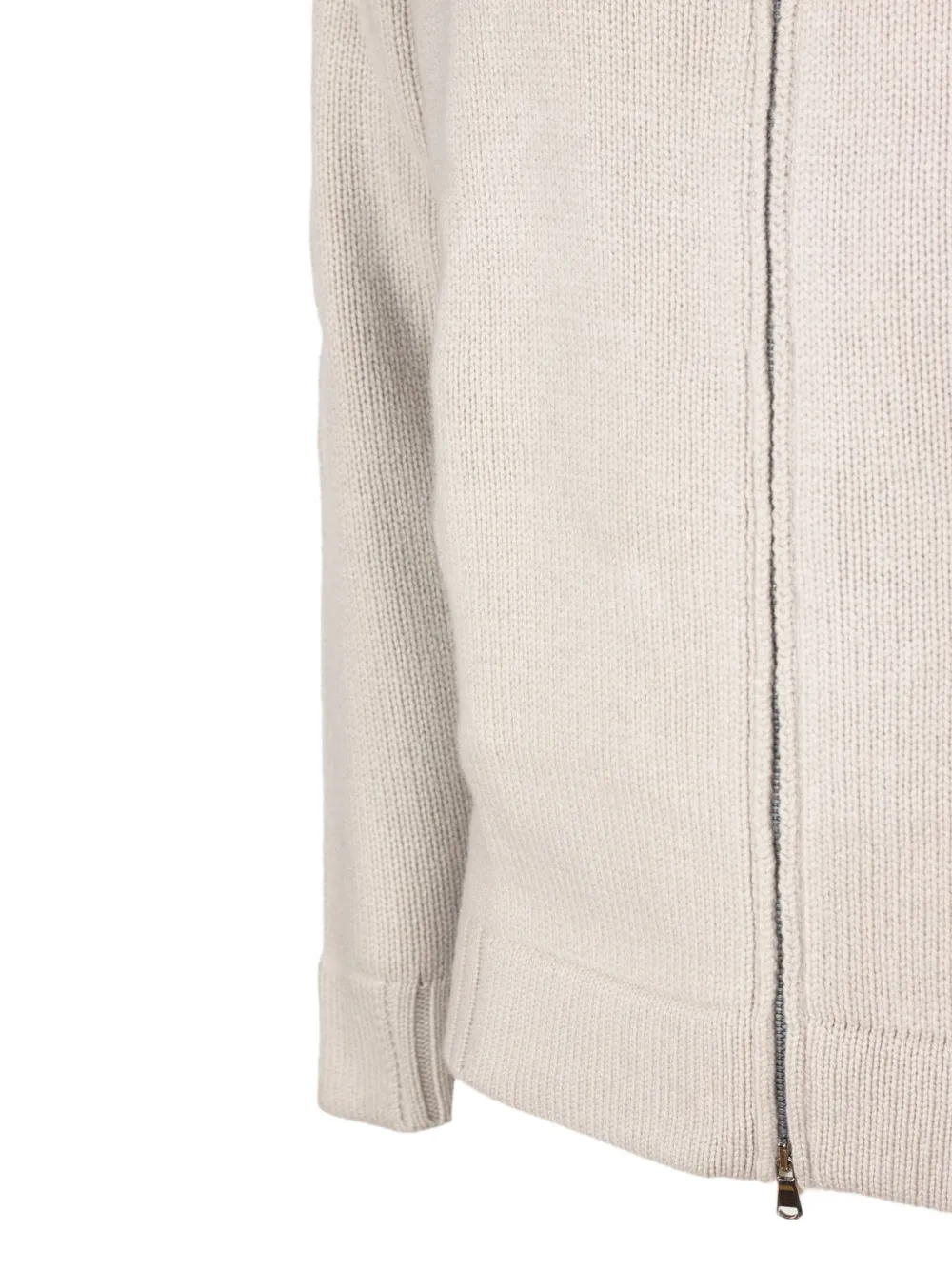Kangra Ribgebreid vest Beige