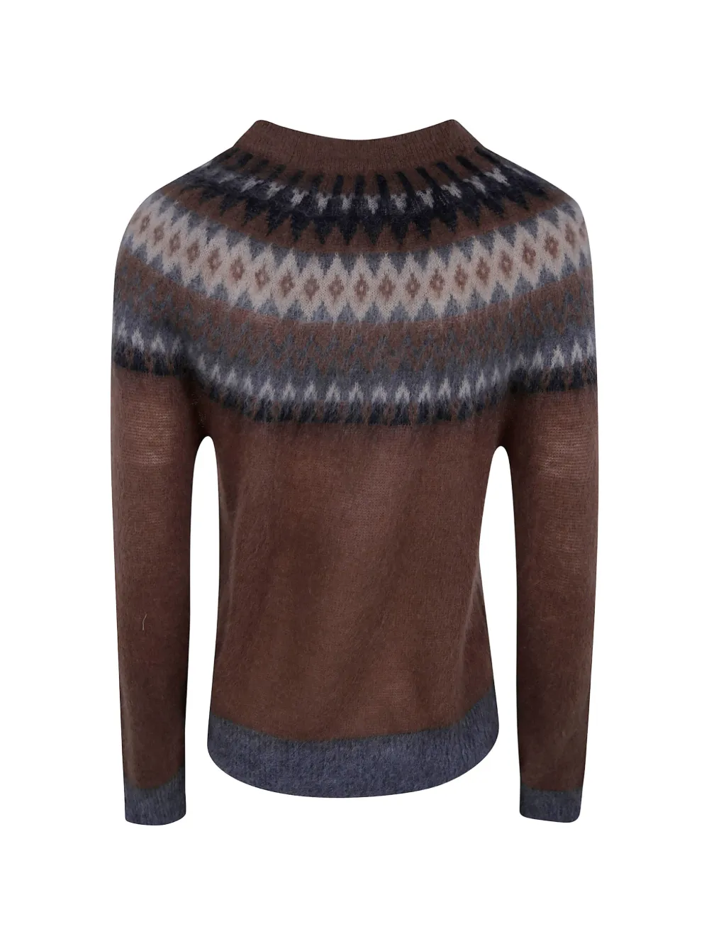 Max Mara fair isle-pattern sweater Bruin