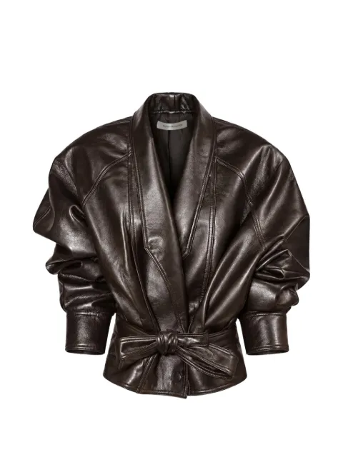 Nineminutes The Box Sports 80's belted boxy jacket