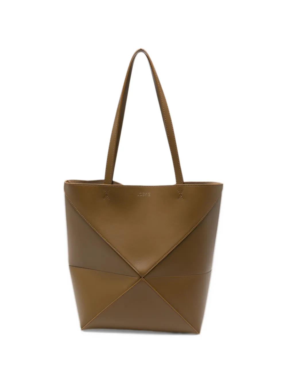 LOEWE Puzzle leather shoulder bag - Toni neutri