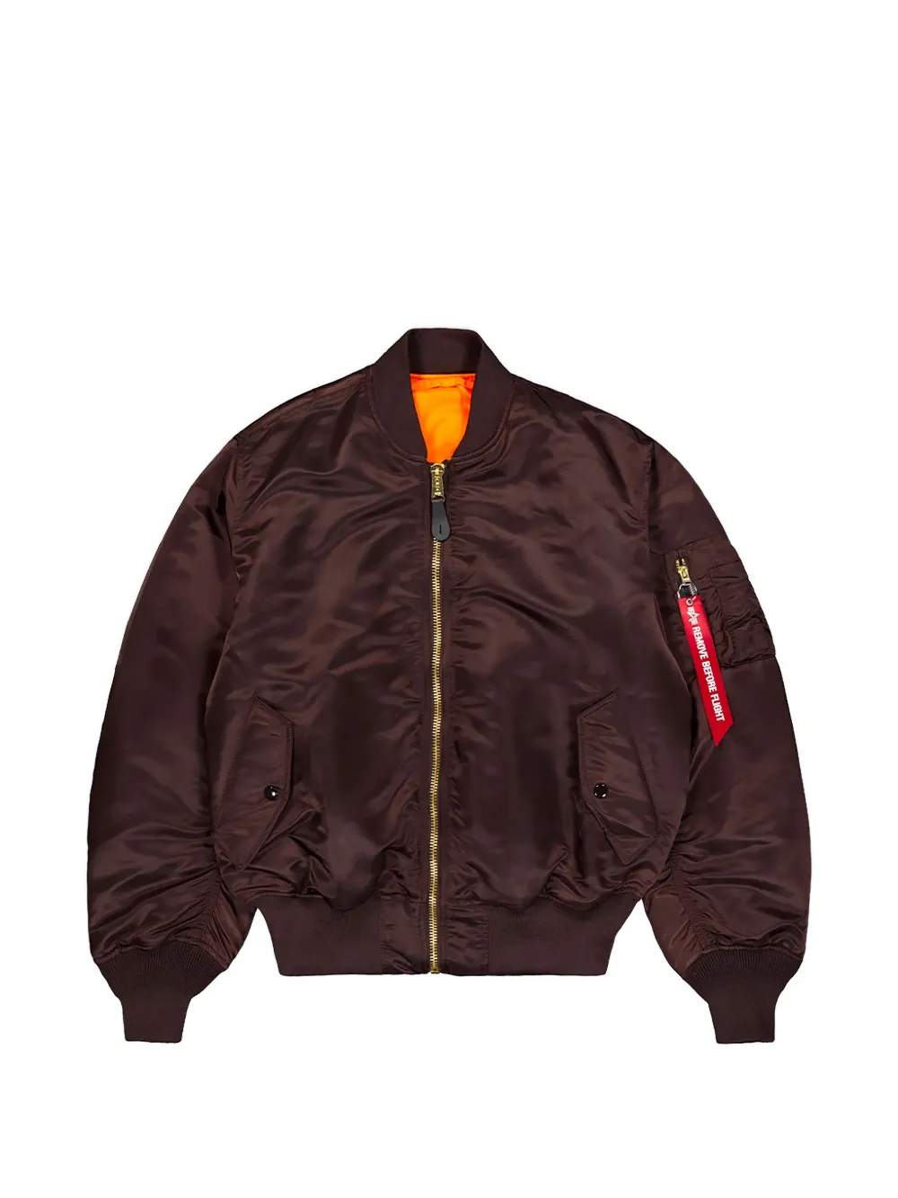 Alpha Industries MA-1 Heritage zip-up bomber jacket Bruin