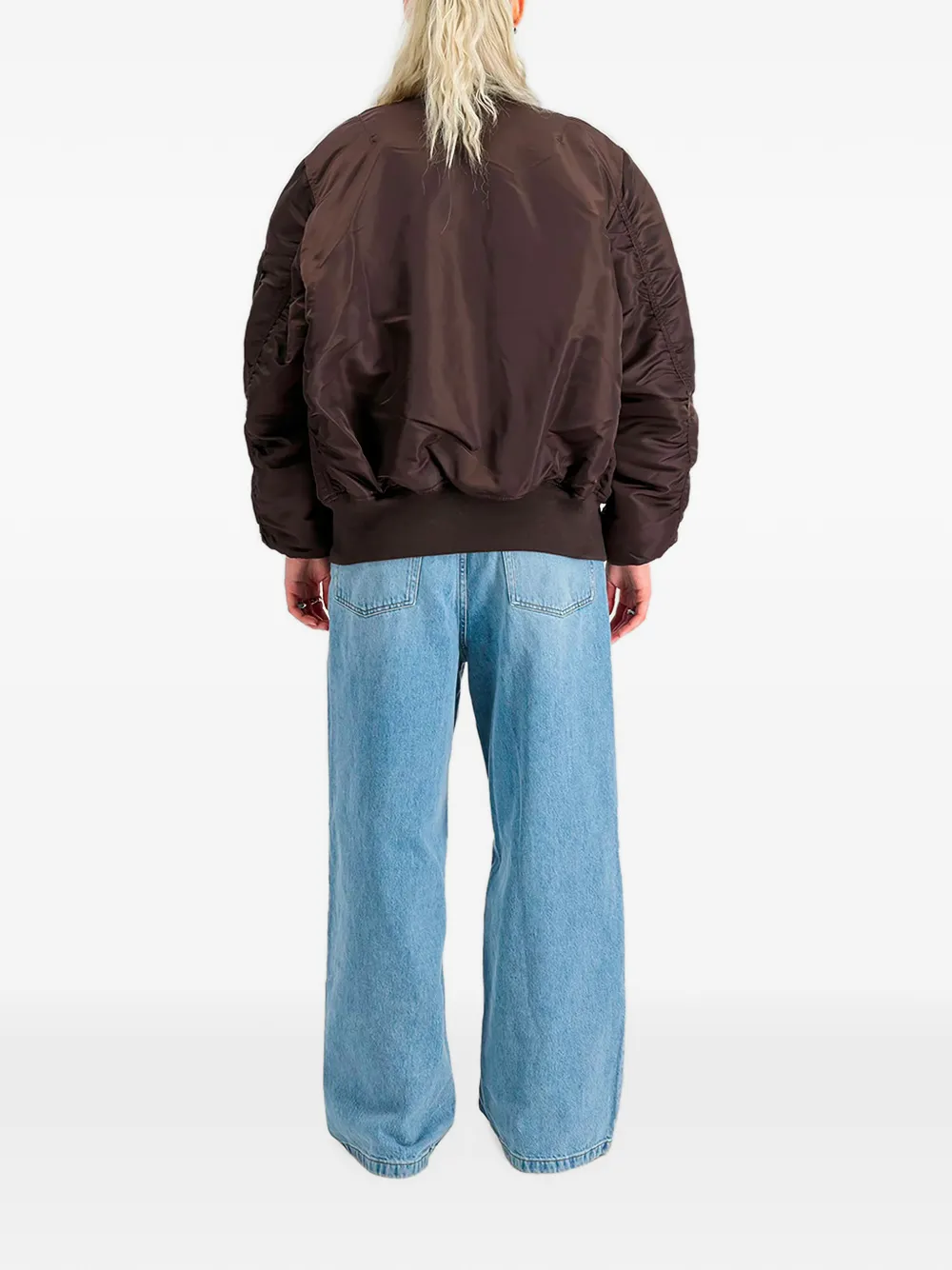 Alpha Industries MA-1 Heritage zip-up bomber jacket Bruin