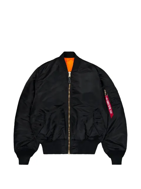 Alpha Industries MA-1 Heritage zip-up bomber jacket