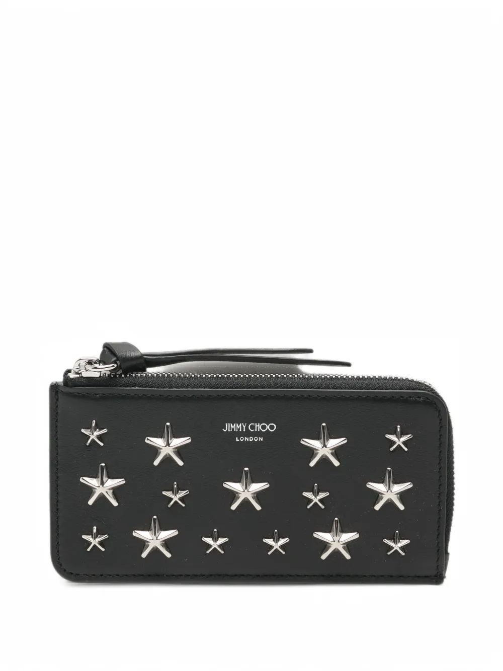 Jimmy Choo star-stud cardholder - Nero