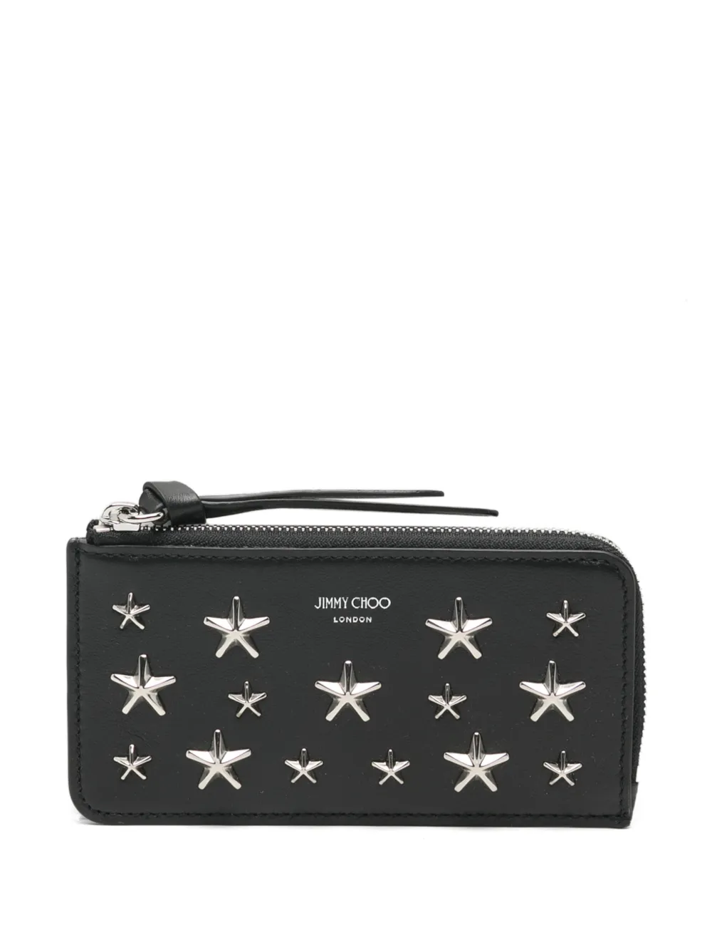 Jimmy Choo star-stud cardholder - Nero