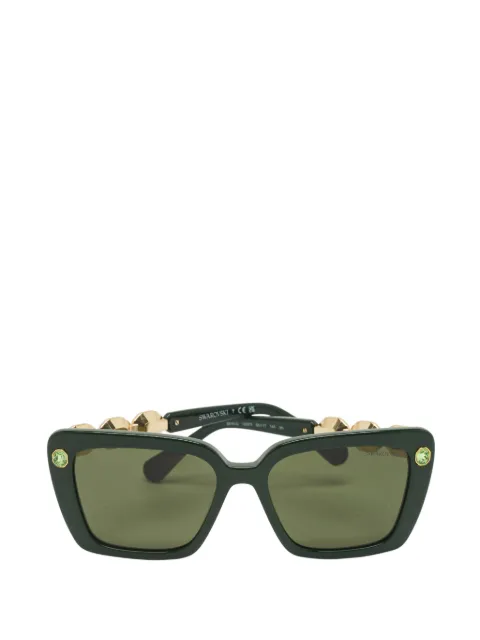 Swarovski Vintage crystal-embellished square sunglasses