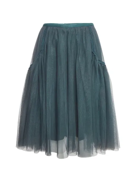 AllSaints pleated tulle mini skirt