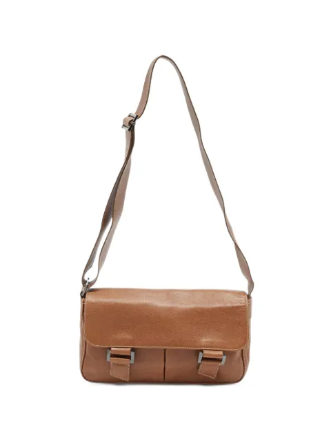 Longchamp sacoche à rabat et bride à boucle