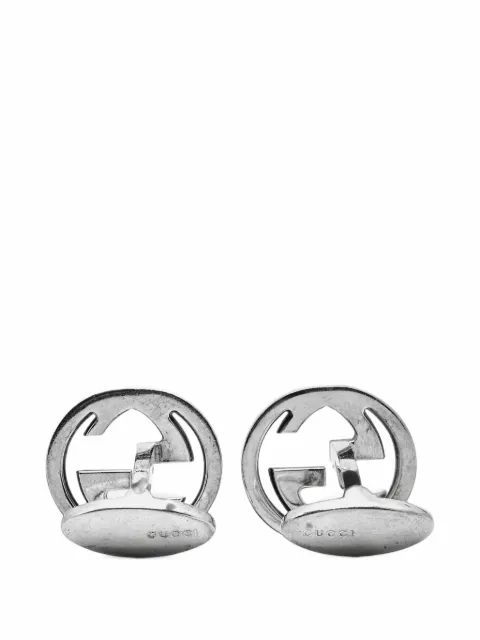 Gucci Pre-Owned GG Sterling Silver cufflinks