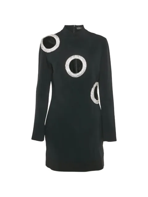 David Koma crystal-embellished cut-out mini dress