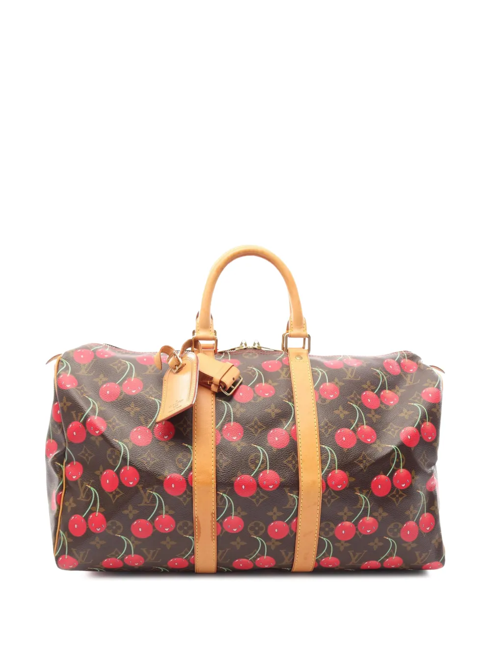 Louis Vuitton Pre-Owned 2005 x Takashi Murakami Monogram Cerises Keepall travel bag - Braun