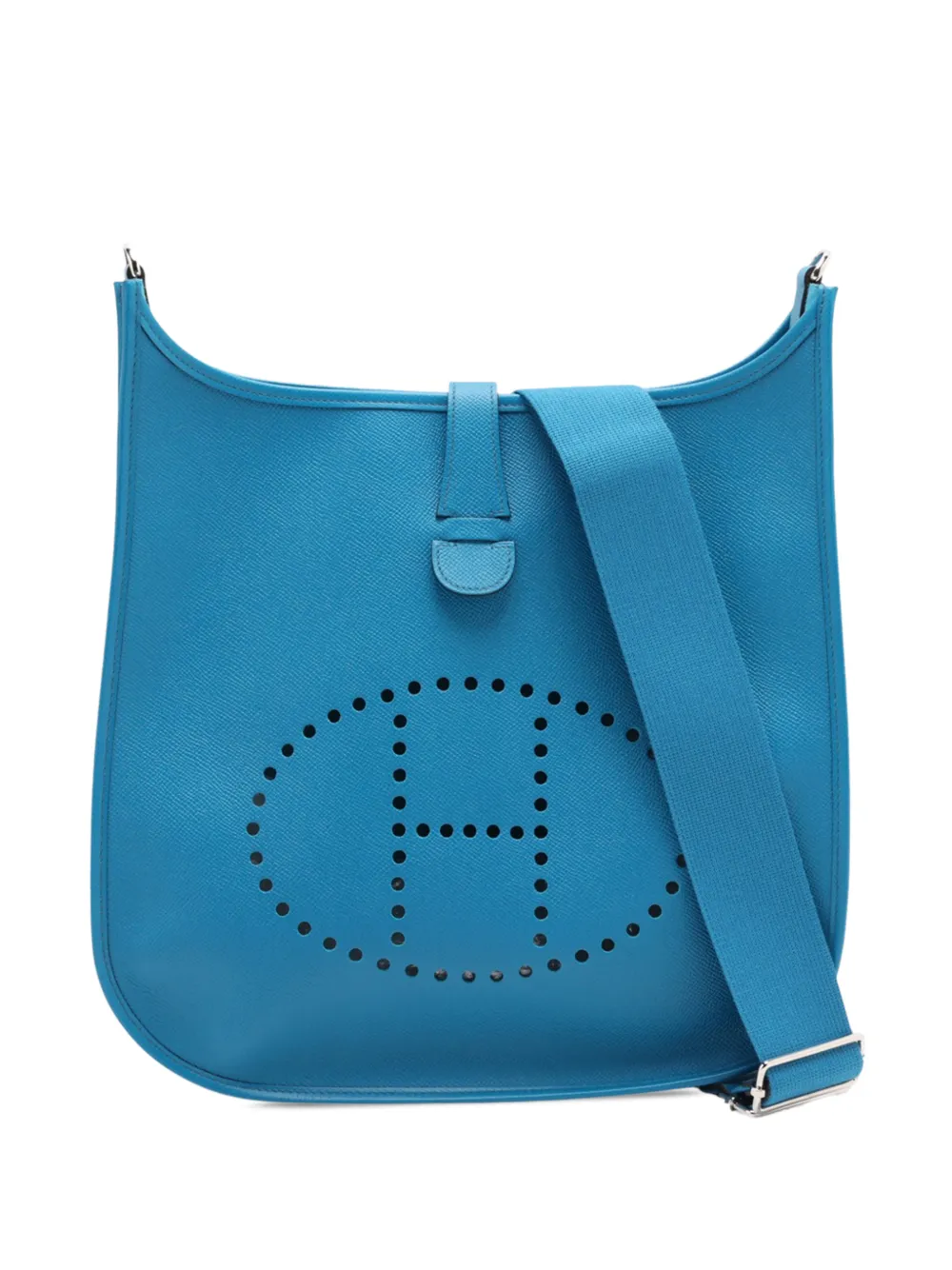 Hermès Pre-Owned 2013 Clemence Evelyne II GM crossbody bag - Blau