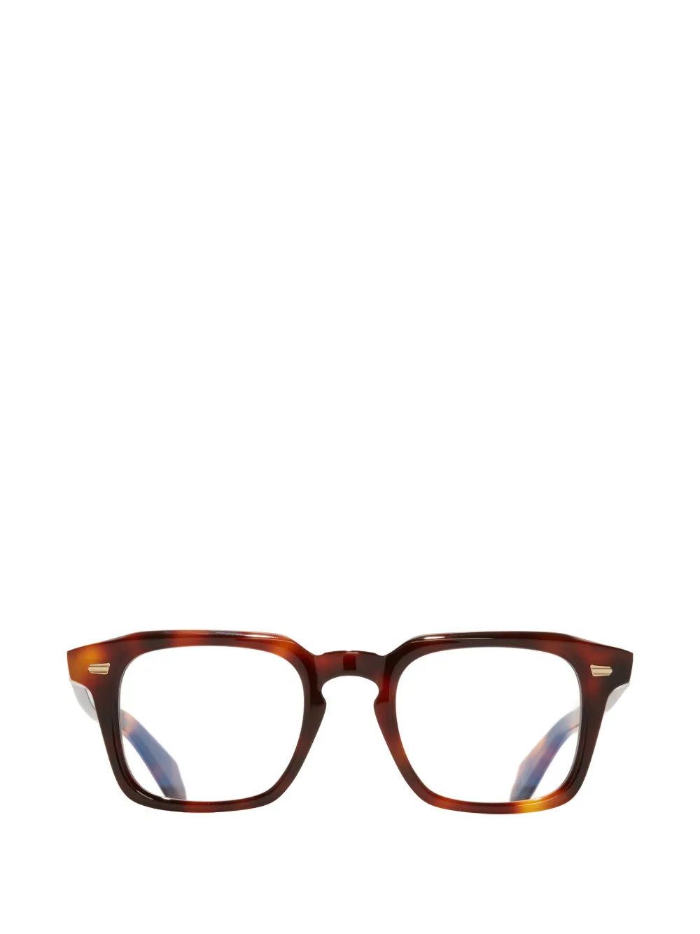 Cutler & Gross 1416 tortoiseshell-effect square-frame glasses Bruin