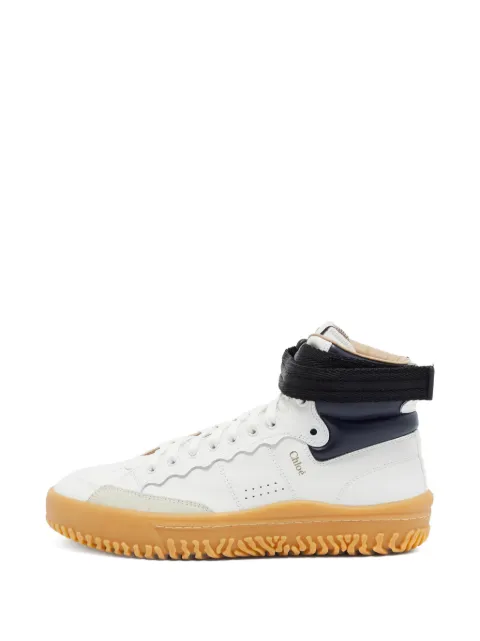 Chloé Pre-Owned высокие кроссовки Frankie