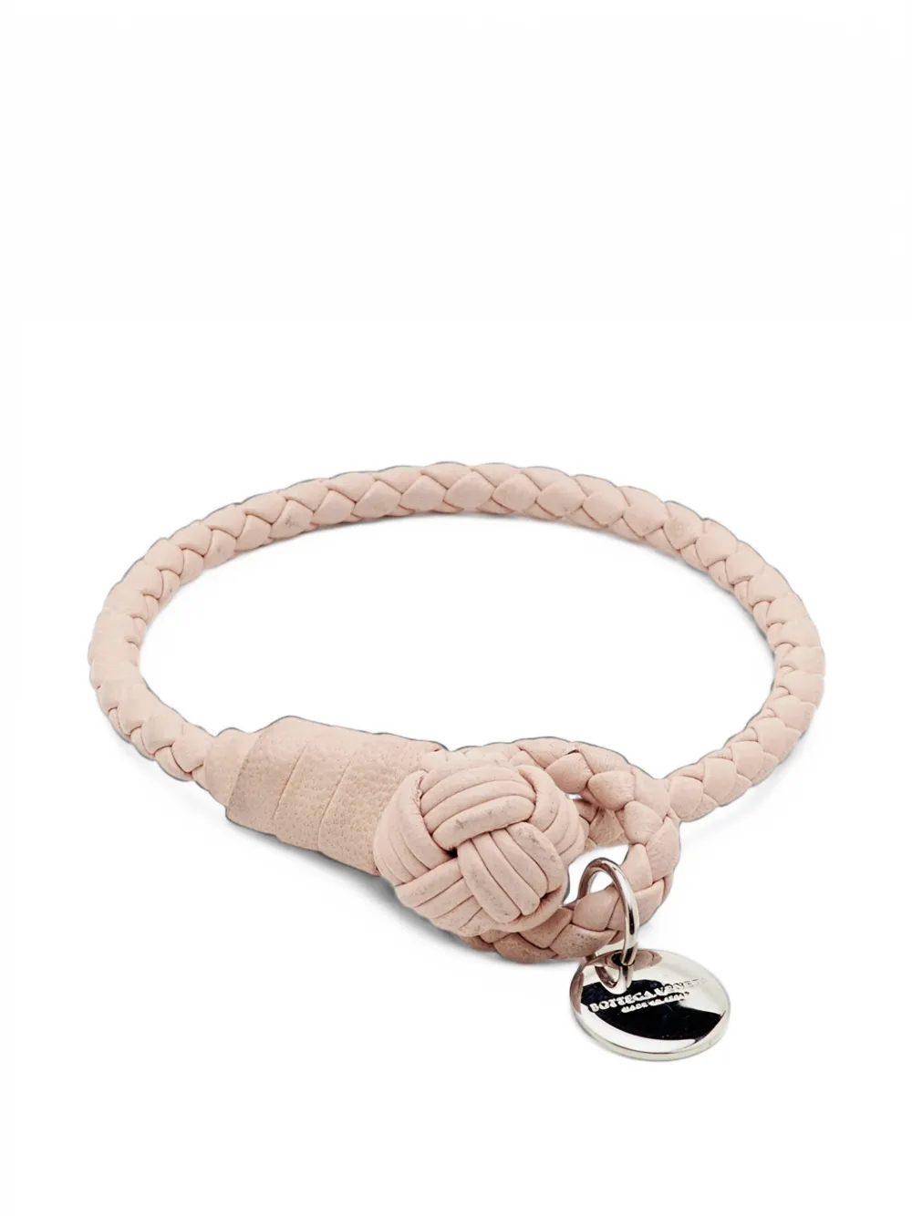 Bottega Veneta Pre-Owned Intrecciato knot bracelet - Rosa