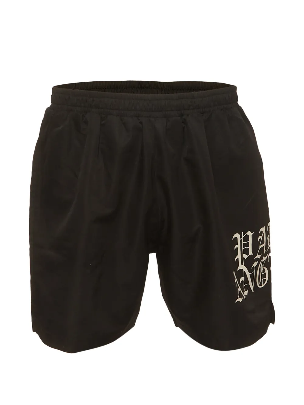 Palm Angels logo-graphic track shorts - Black