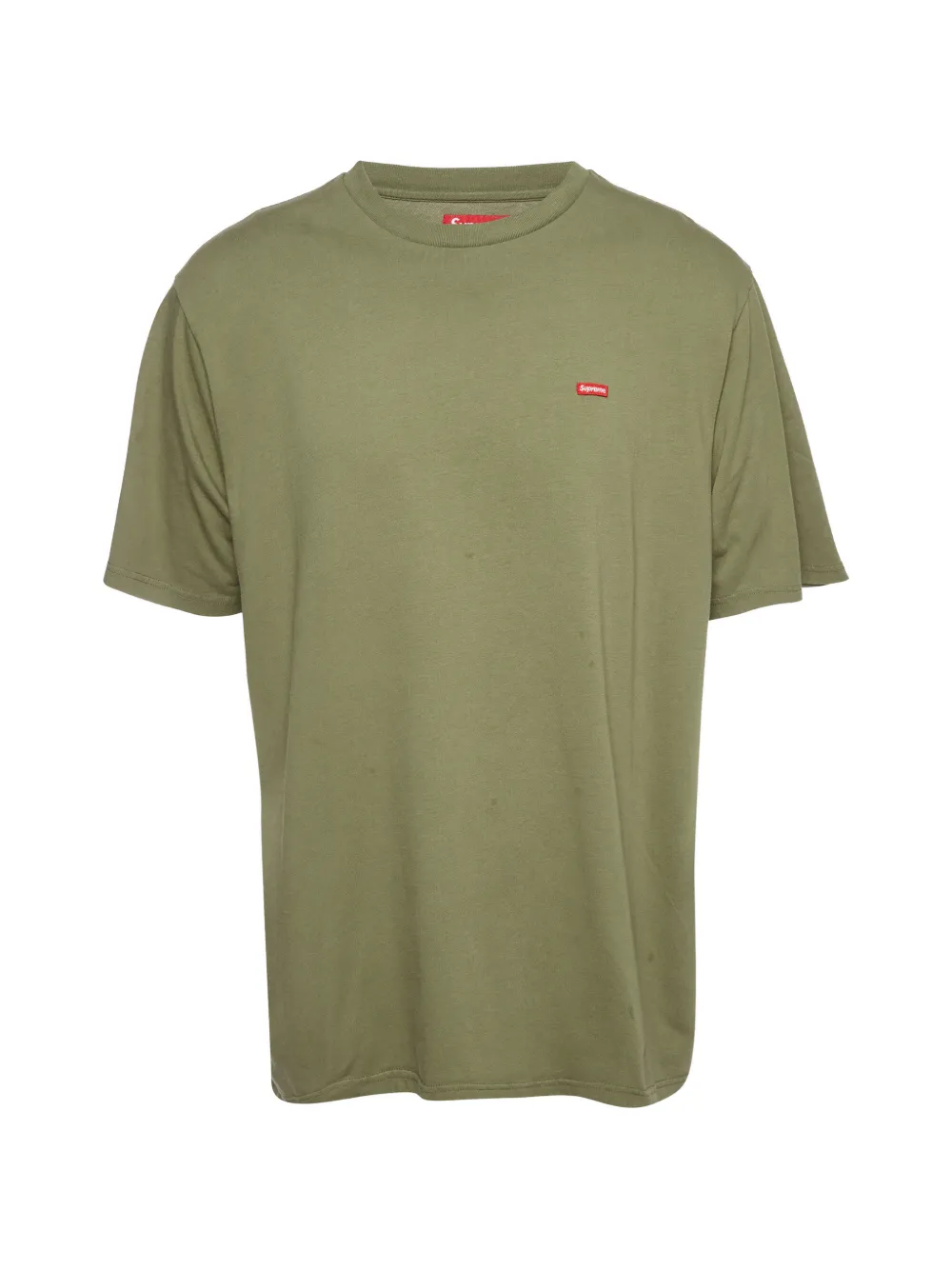 Supreme logo-appliqué T-shirt - Verde