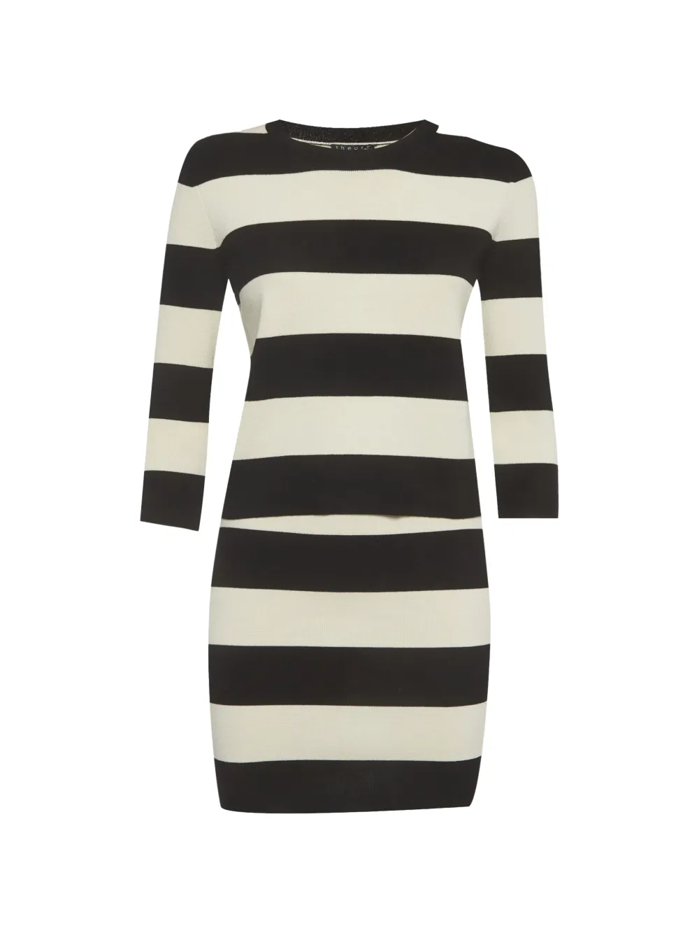 Theory striped knit suit - Nero