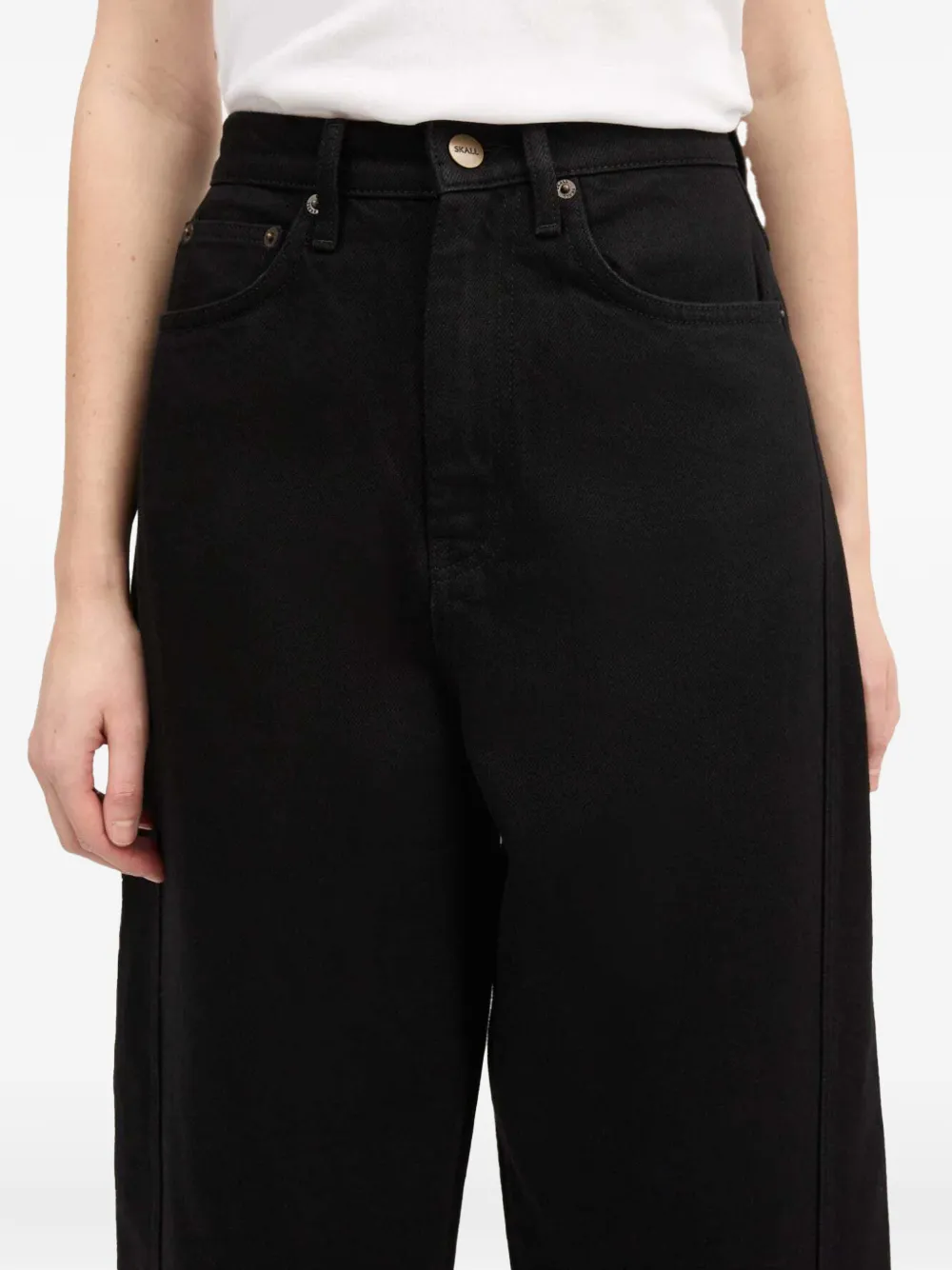 Skall Studio Bille barrel jeans Zwart