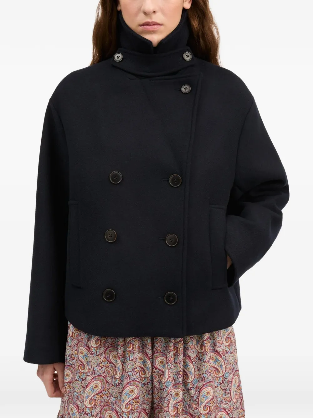 Skall Studio Brooke double-breasted jacket Blauw