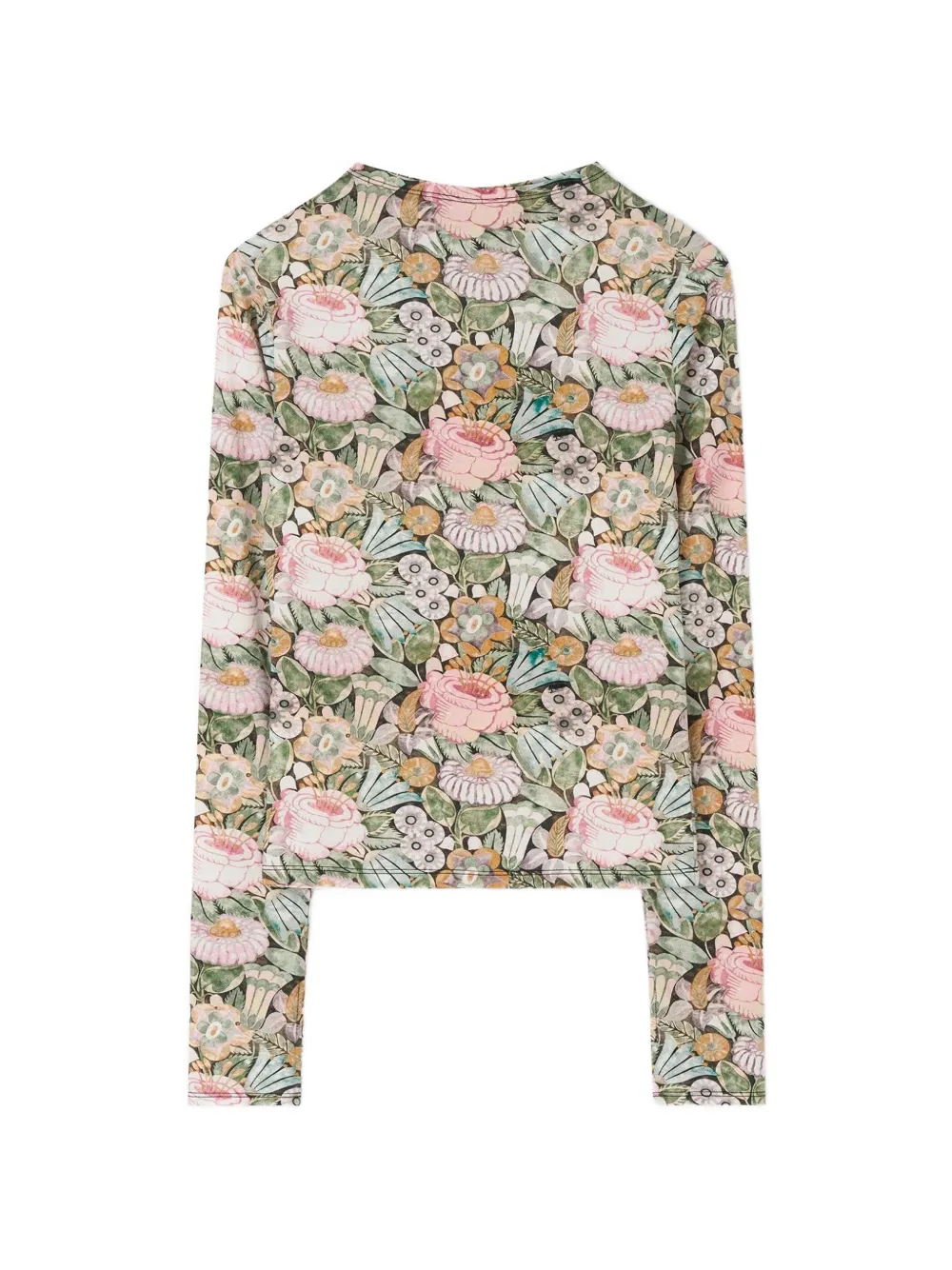Rodebjer The Karlai floral-print long-sleeve top - Vert Rodebjer The Karlai floral-print long-sleeve top - Vert