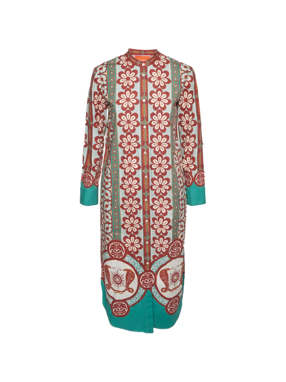 La DoubleJ Sundowner midi dress - Red