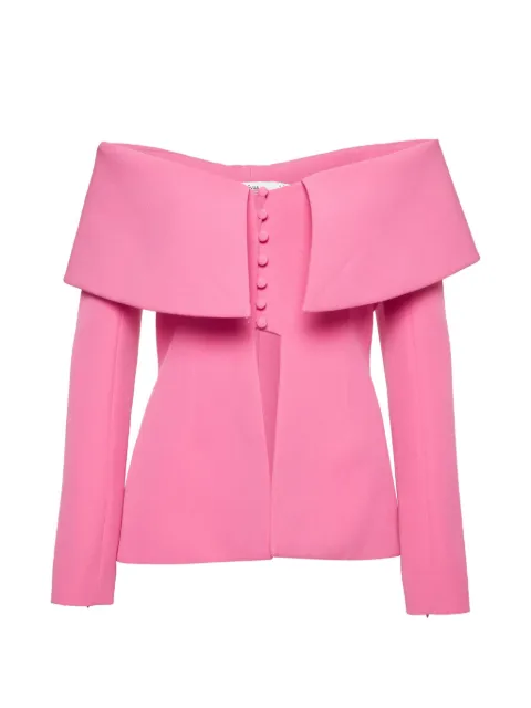 Safiyaa off-the-shoulder fitted jacket
