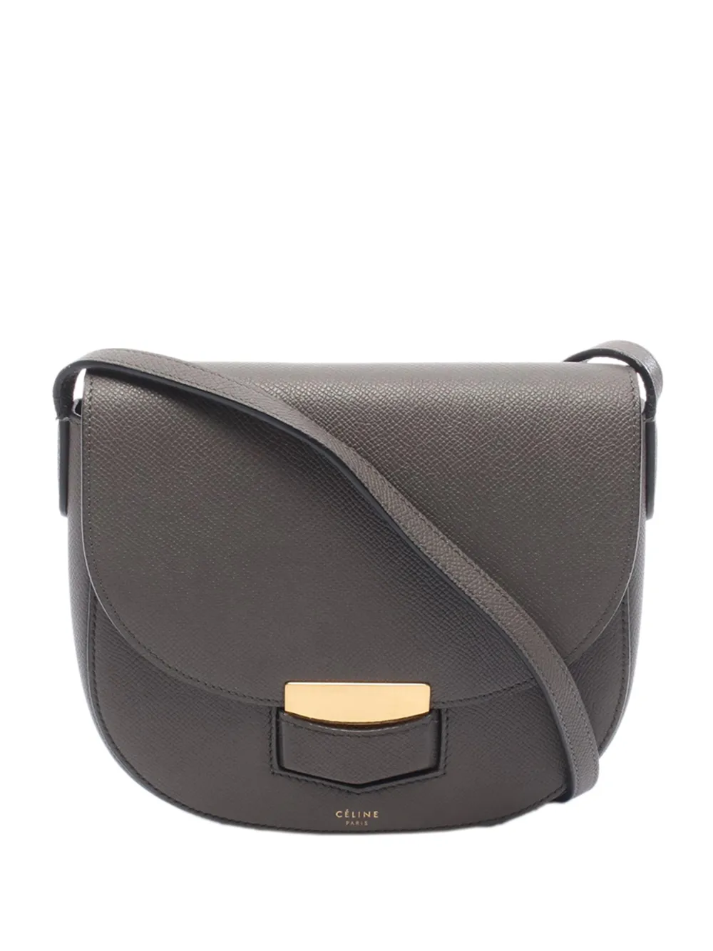 Celine Pre-Owned 20th Century Small Grained Calfskin Trotteur crossbody bag - Grau