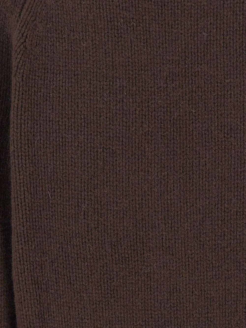 Soft Goat V-neck cardigan Bruin