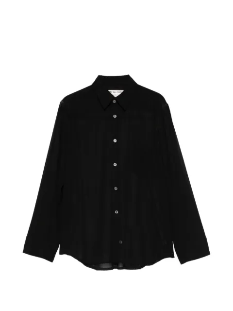 Comme Des Garçons semi-sheer panelled shirt