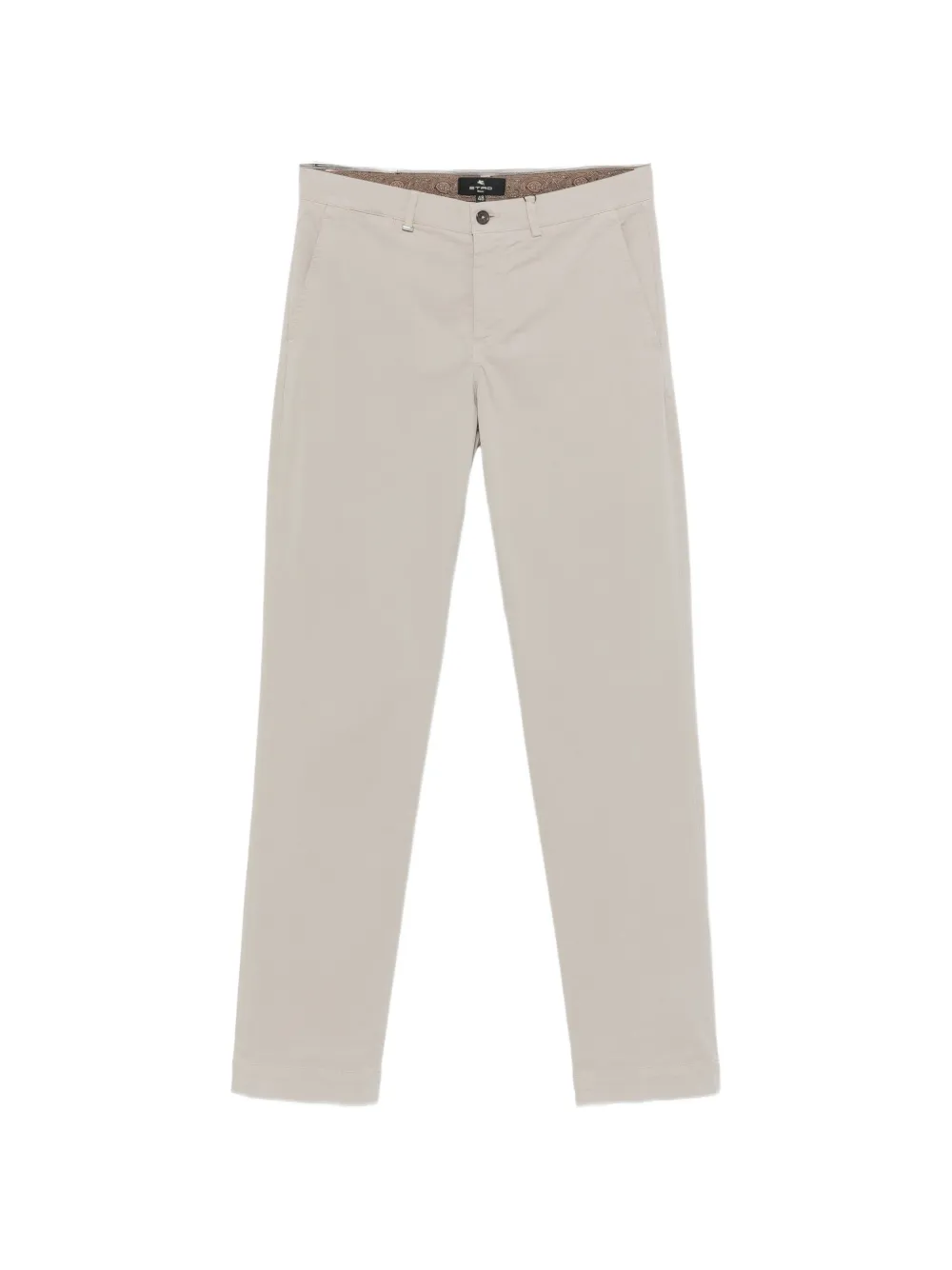 ETRO straight-leg chino trousers - Toni neutri