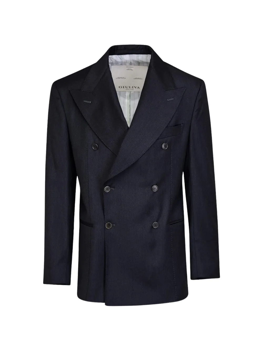 Giuliva Heritage Stefano double-breasted blazer Grijs
