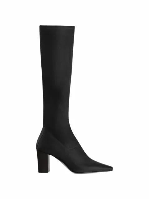 Jude Memo square-toe knee boots